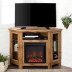 Meuble TV d'angle de 48 pouces avec cheminée Middlebrook