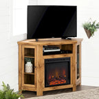 Meuble TV d'angle de 48 pouces avec cheminée Middlebrook