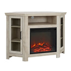 Meuble TV d'angle de 48 pouces avec cheminée Middlebrook