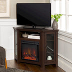 Meuble TV d'angle de 48 pouces avec cheminée Middlebrook
