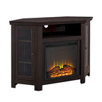 Meuble TV d'angle de 48 pouces avec cheminée Middlebrook