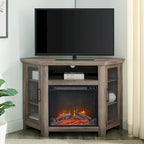 Meuble TV d'angle de 48 pouces avec cheminée Middlebrook