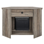 Meuble TV d'angle de 48 pouces avec cheminée Middlebrook