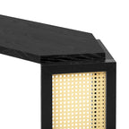 Console de 53 po en rotin tressé Arrow