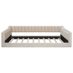 Lit de repos XL en velours avec rangement