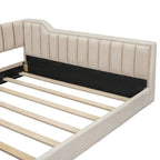 Lit de repos XL en velours avec rangement
