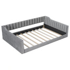 Lit de repos XL en velours avec rangement