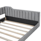 Lit de repos XL en velours avec rangement