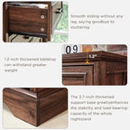 Commode de ferme à 5 tiroirs, commode rustique en bois