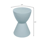 Table d'appoint ronde Boyd avec base côtelée et couvercle amovible pour salon et chambre à coucher