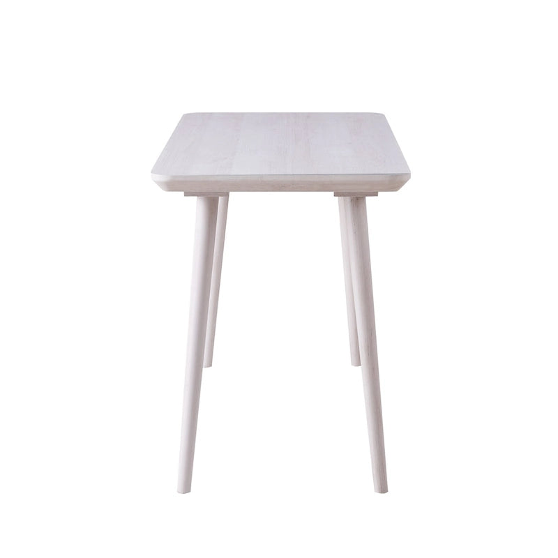 Bureau en noyer / chêne blanc, 1 personne, style contemporain