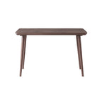 Bureau en noyer / chêne blanc, 1 personne, style contemporain