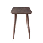 Bureau en noyer / chêne blanc, 1 personne, style contemporain
