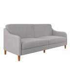 Canapé-lit futon convertible 2 places – Gris / Bleu marine / Vert / Gris clair