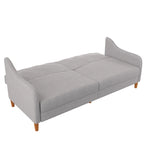 Canapé-lit futon convertible 2 places – Gris / Bleu marine / Vert / Gris clair