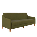 Canapé-lit futon convertible 2 places – Gris / Bleu marine / Vert / Gris clair
