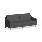 Canapé-lit futon convertible 2 places – Gris / Bleu marine / Vert / Gris clair