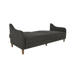 Canapé-lit futon convertible 2 places – Gris / Bleu marine / Vert / Gris clair