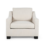 Fauteuil club contemporain rembourré Halevy par Christopher Knight Home