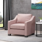 Fauteuil club contemporain rembourré Halevy par Christopher Knight Home