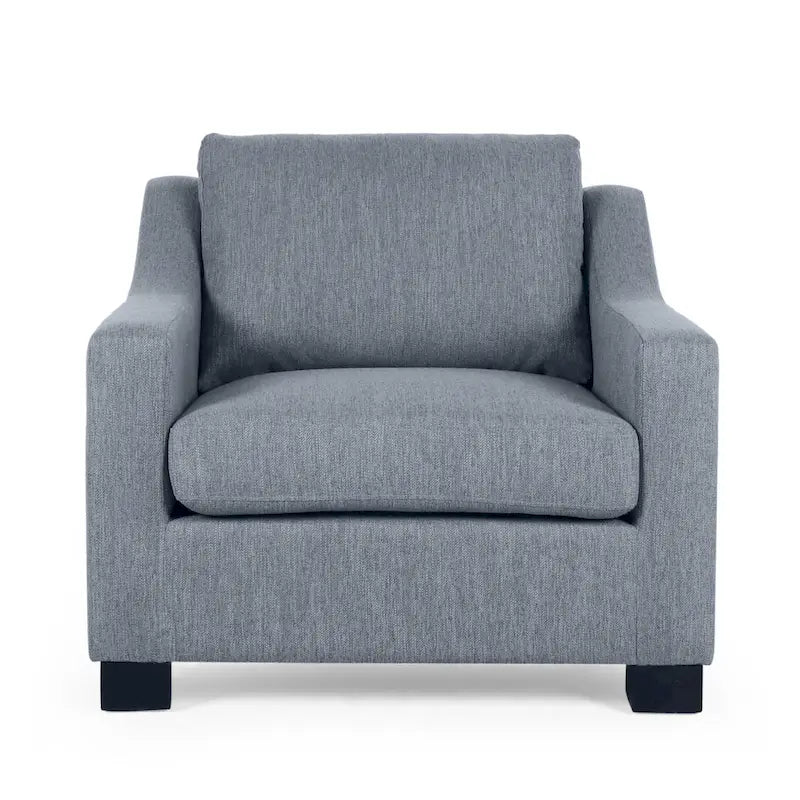 Fauteuil club contemporain rembourré Halevy par Christopher Knight Home