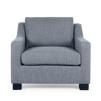 Fauteuil club contemporain rembourré Halevy par Christopher Knight Home