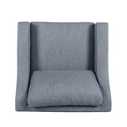 Fauteuil club contemporain rembourré Halevy par Christopher Knight Home