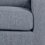 Fauteuil club contemporain rembourré Halevy par Christopher Knight Home