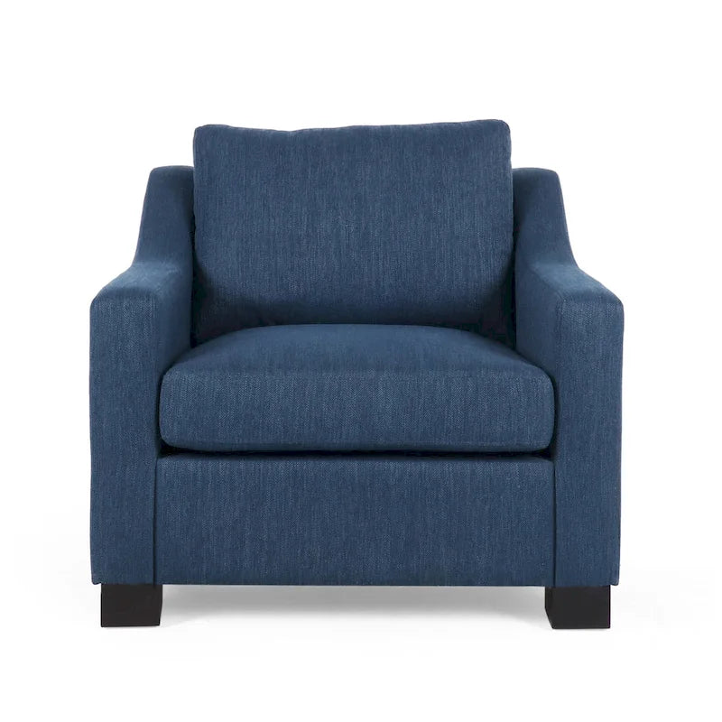 Fauteuil club contemporain rembourré Halevy par Christopher Knight Home