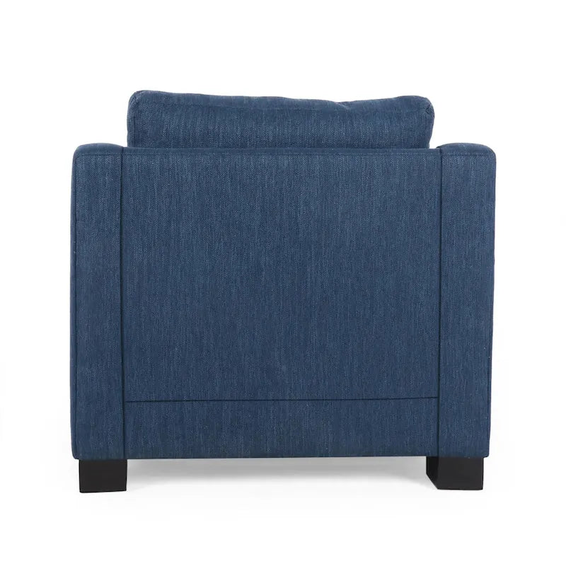 Fauteuil club contemporain rembourré Halevy par Christopher Knight Home