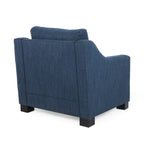 Fauteuil club contemporain rembourré Halevy par Christopher Knight Home
