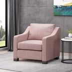 Fauteuil club contemporain rembourré Halevy par Christopher Knight Home