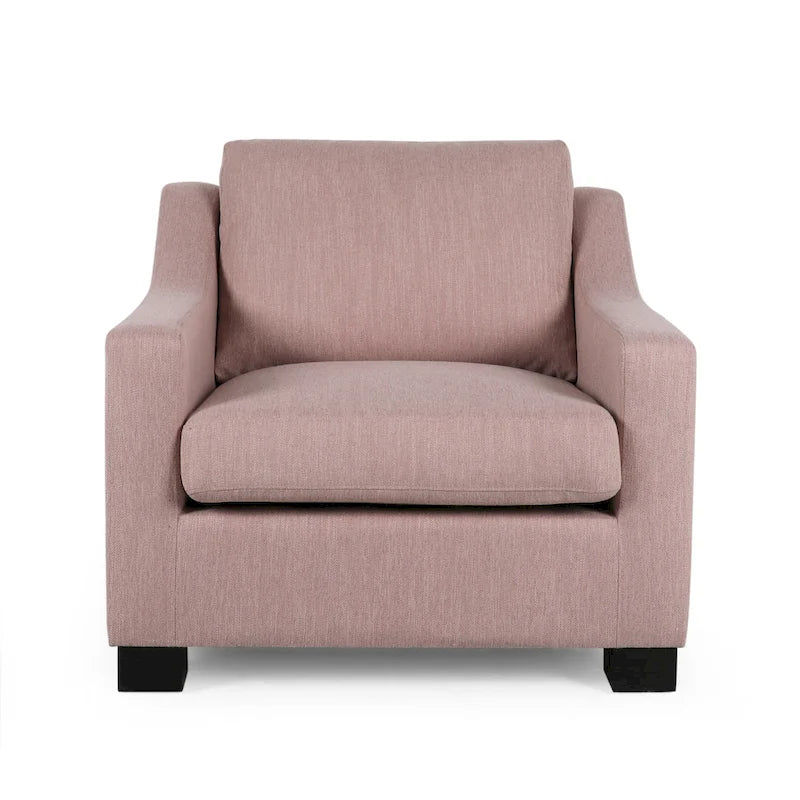 Fauteuil club contemporain rembourré Halevy par Christopher Knight Home