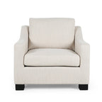 Fauteuil club contemporain rembourré Halevy par Christopher Knight Home