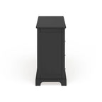 Commode en bois noir Bedford et miroir assorti (en option) par Home Styles