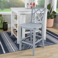 Tabouret de bar/comptoir Catron en bois massif
