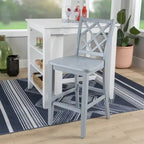 Tabouret de bar/comptoir Catron en bois massif