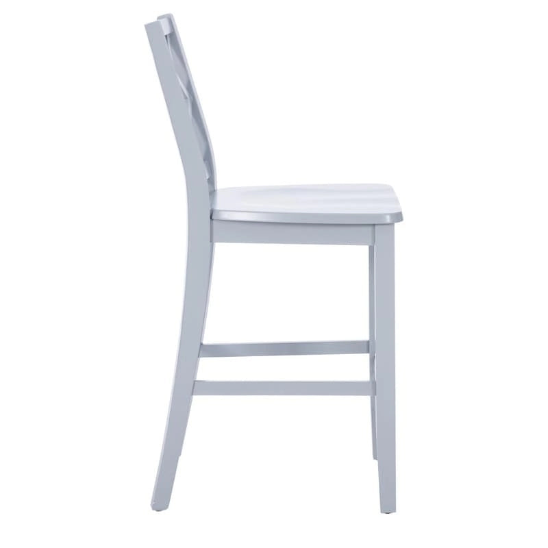 Tabouret de bar/comptoir Catron en bois massif