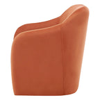 Fauteuil d'appoint Zella en velours