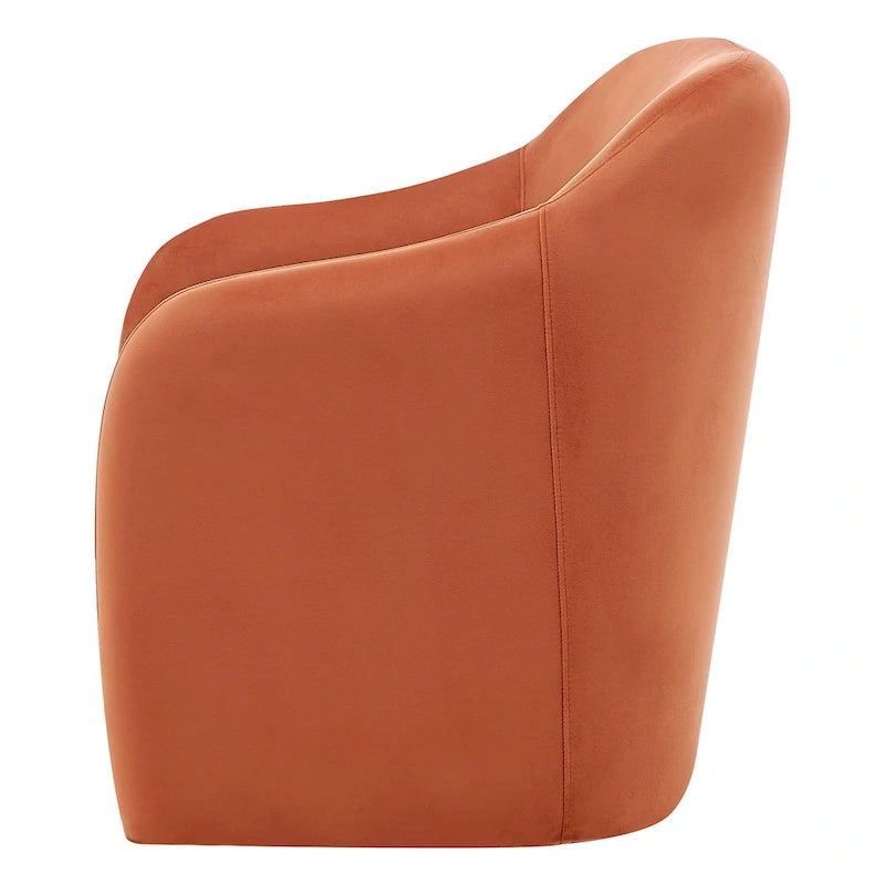 Fauteuil d'appoint Zella en velours