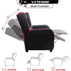 BOSSIN Fauteuil inclinable de jeu Style course Dossier haut Fauteuil inclinable de salon Siège de cinéma
