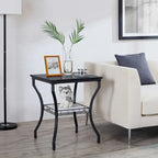 Ensemble de 3 tables basses occasionnelles, Ensemble de salon vintage avec 2 tables d'appoint