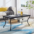 Ensemble de 3 tables basses occasionnelles, Ensemble de salon vintage avec 2 tables d'appoint
