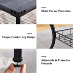 Ensemble de 3 tables basses occasionnelles, Ensemble de salon vintage avec 2 tables d'appoint