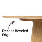 Table à manger piédestal ronde de 42 po
