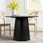 Table à manger piédestal ronde de 42 po