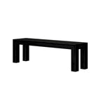 Banc de salle à manger en pin massif brossé – 3 places | Coquillage / Noyer / Pacane / Blanc / Noir