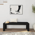 Banc de salle à manger en pin massif brossé – 3 places | Coquillage / Noyer / Pacane / Blanc / Noir