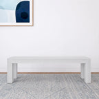 Banc de salle à manger en pin massif brossé – 3 places | Coquillage / Noyer / Pacane / Blanc / Noir
