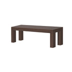 Banc de salle à manger en pin massif brossé – 3 places | Coquillage / Noyer / Pacane / Blanc / Noir